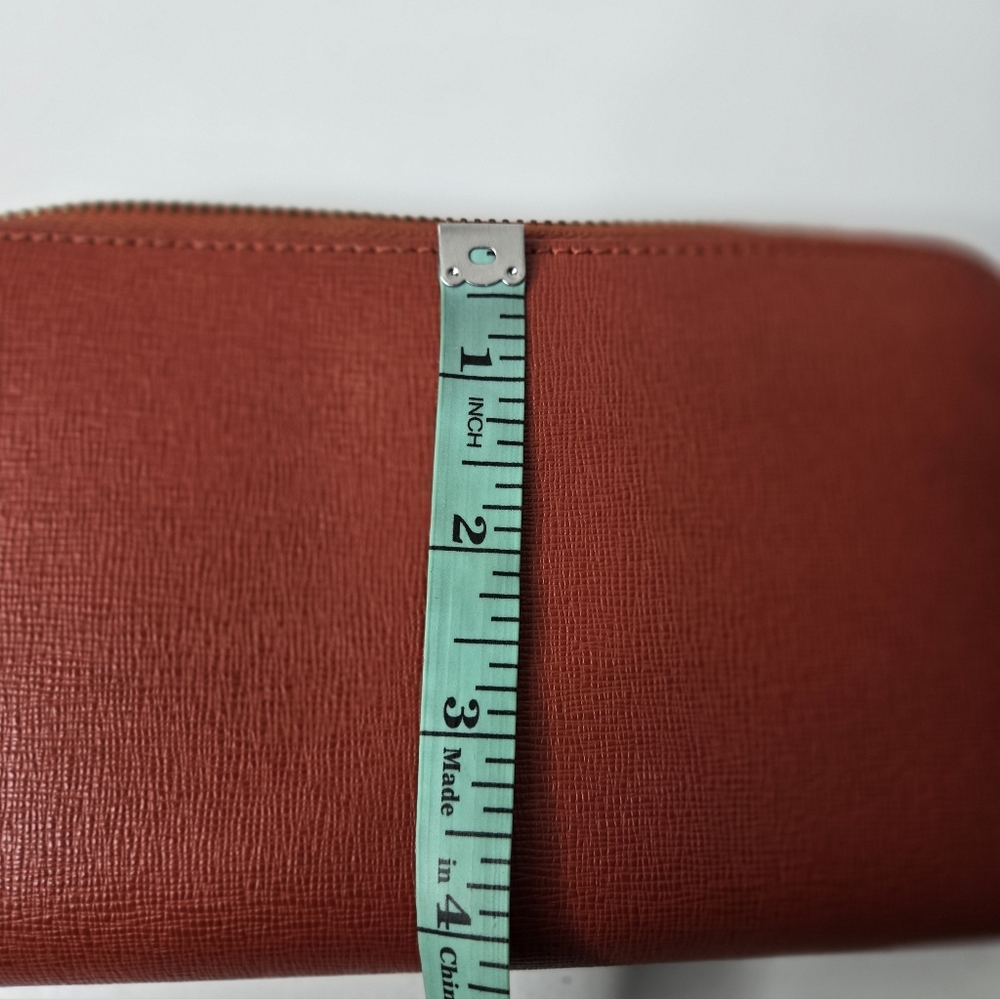 Furla Red Textured Wallet - Picture 5 of 9
